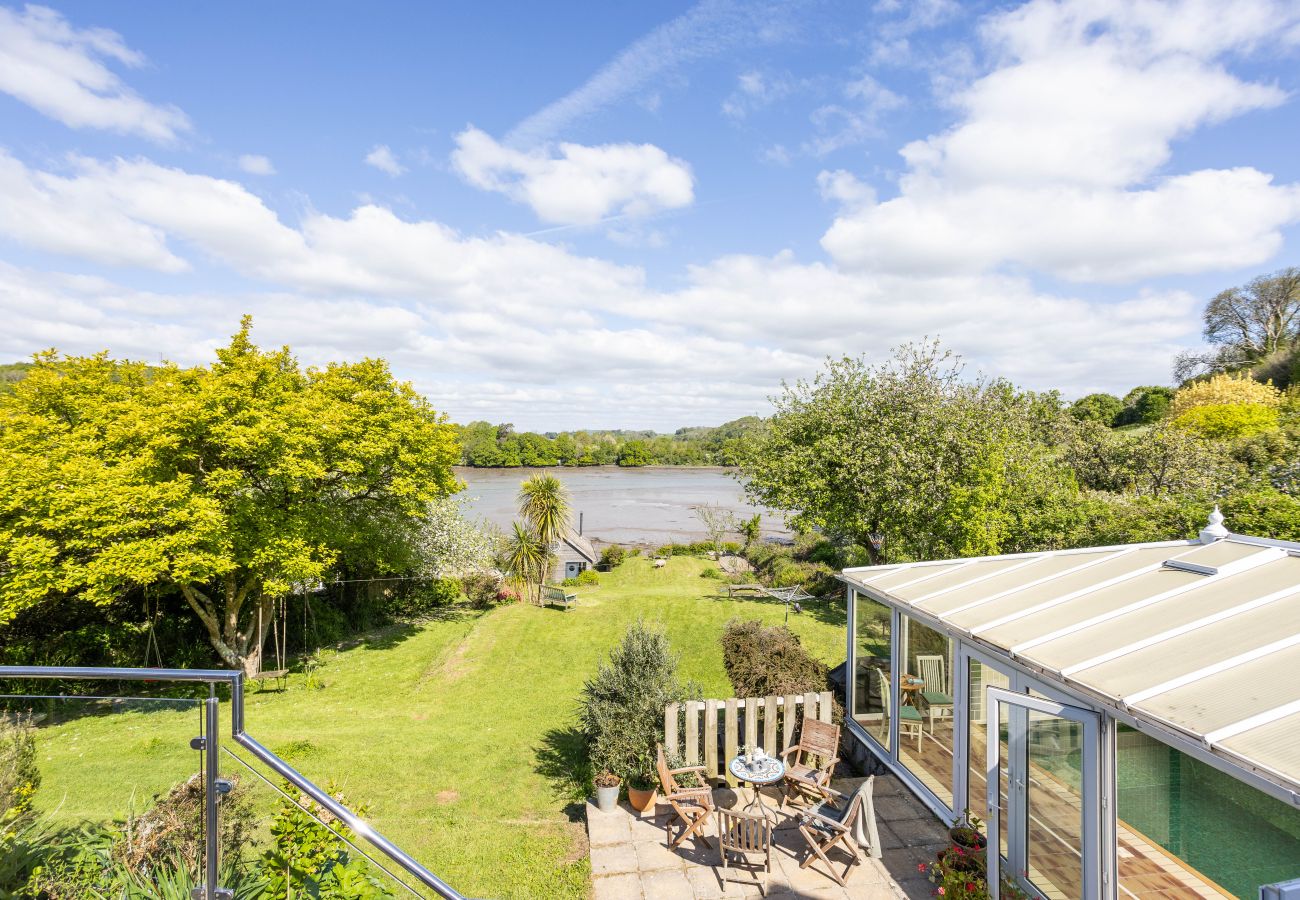House in Dittisham - Water Edge House & Boathouse - Swimming Pool